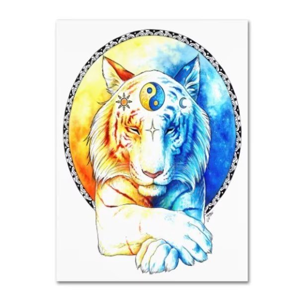JoJoesArt 'Inner Balance' Canvas Art, 35x47, Trademark Fine Art, Mfr#: ALI18512-C3547GG